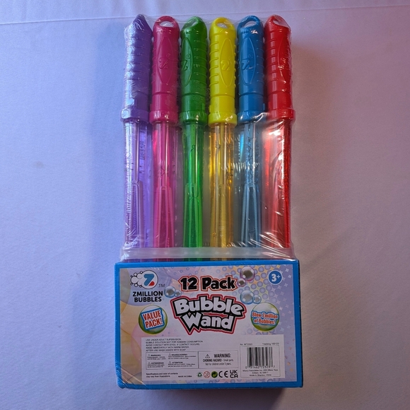 Zmillion Bubbles Other - ZMillion Bubbles 11 Pack Bubble Wand Set for Summer, Outdoors and Parties